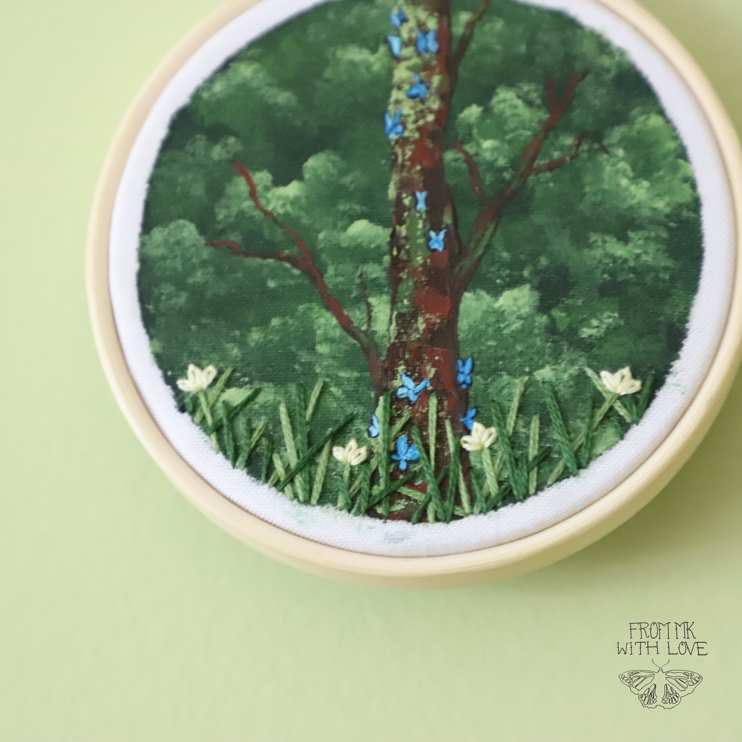 Ulysses Butterfly Embroidery - 3"