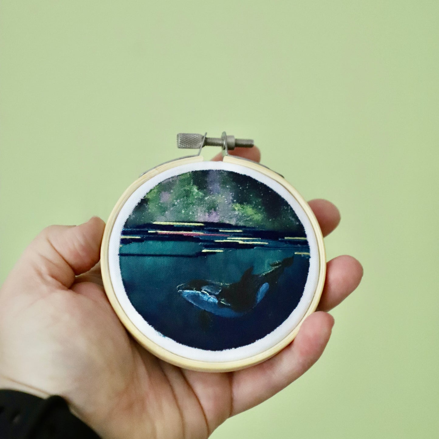 Orca Embroidery - 3"