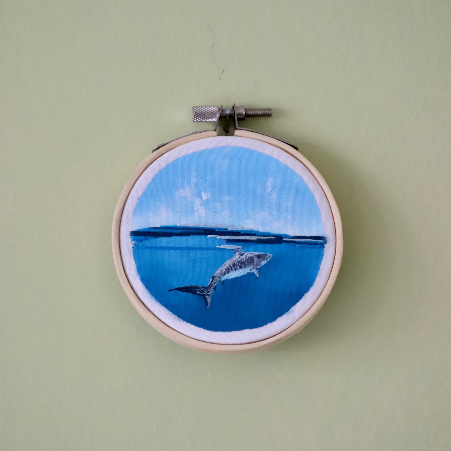 Tiger Shark Embroidery - 3"