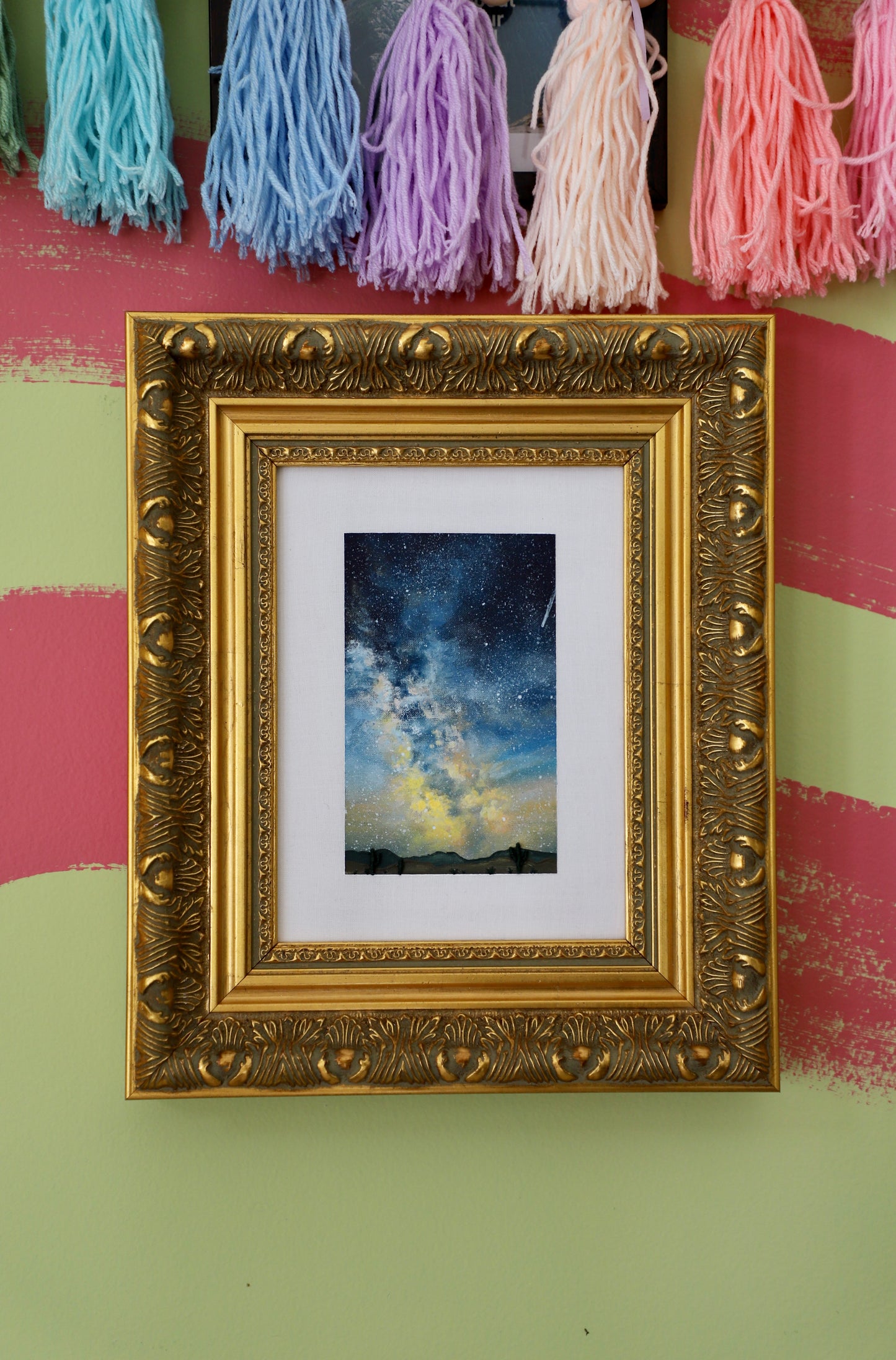 Milky Way Embroidery - 6"x8"