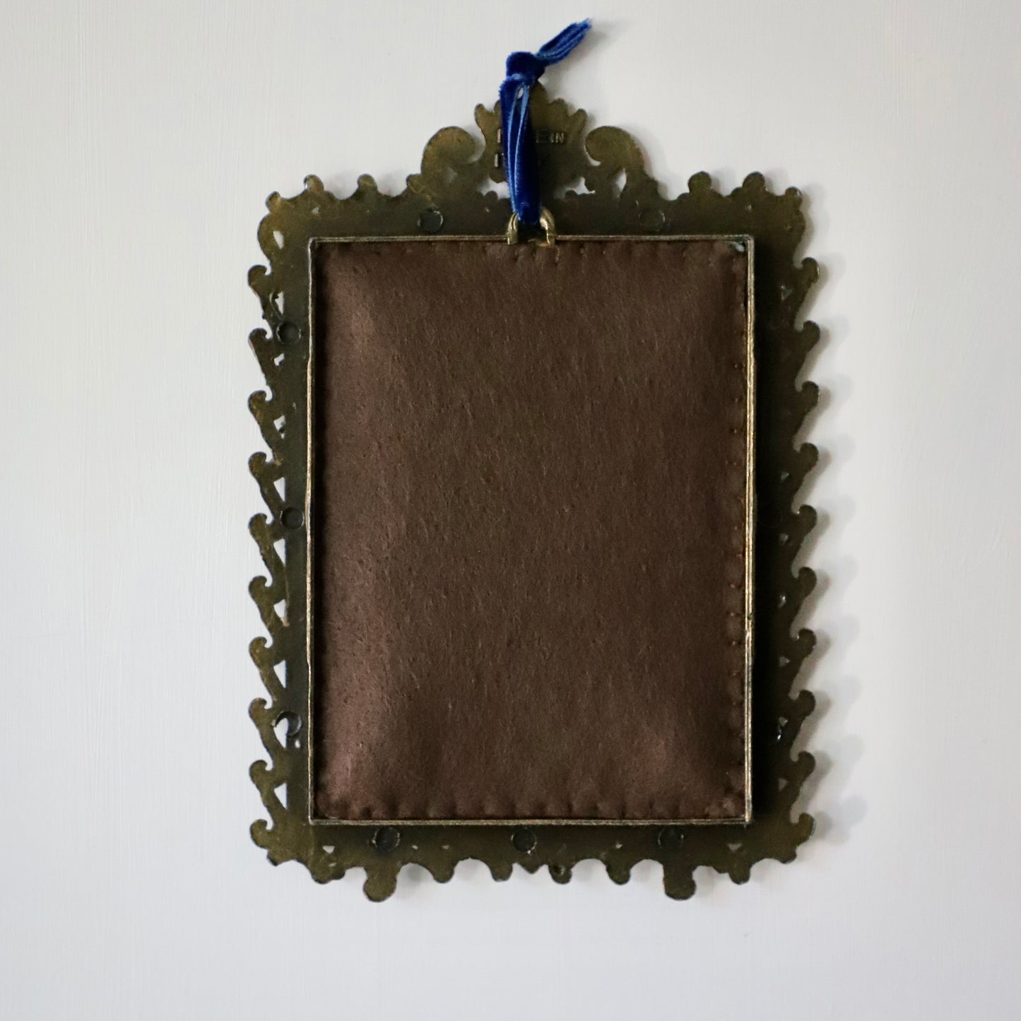 Scuba Dive - framed embroidery
