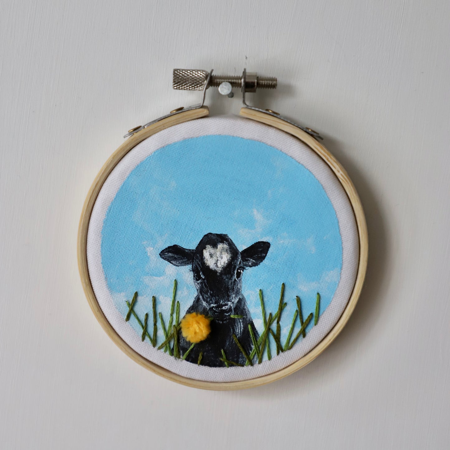 Cow Embroidery - 3"