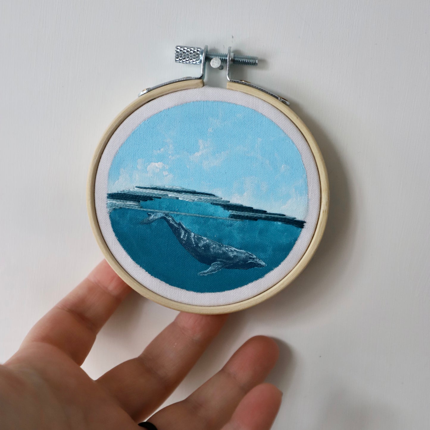 Humpback Whale Embroidery - 3"