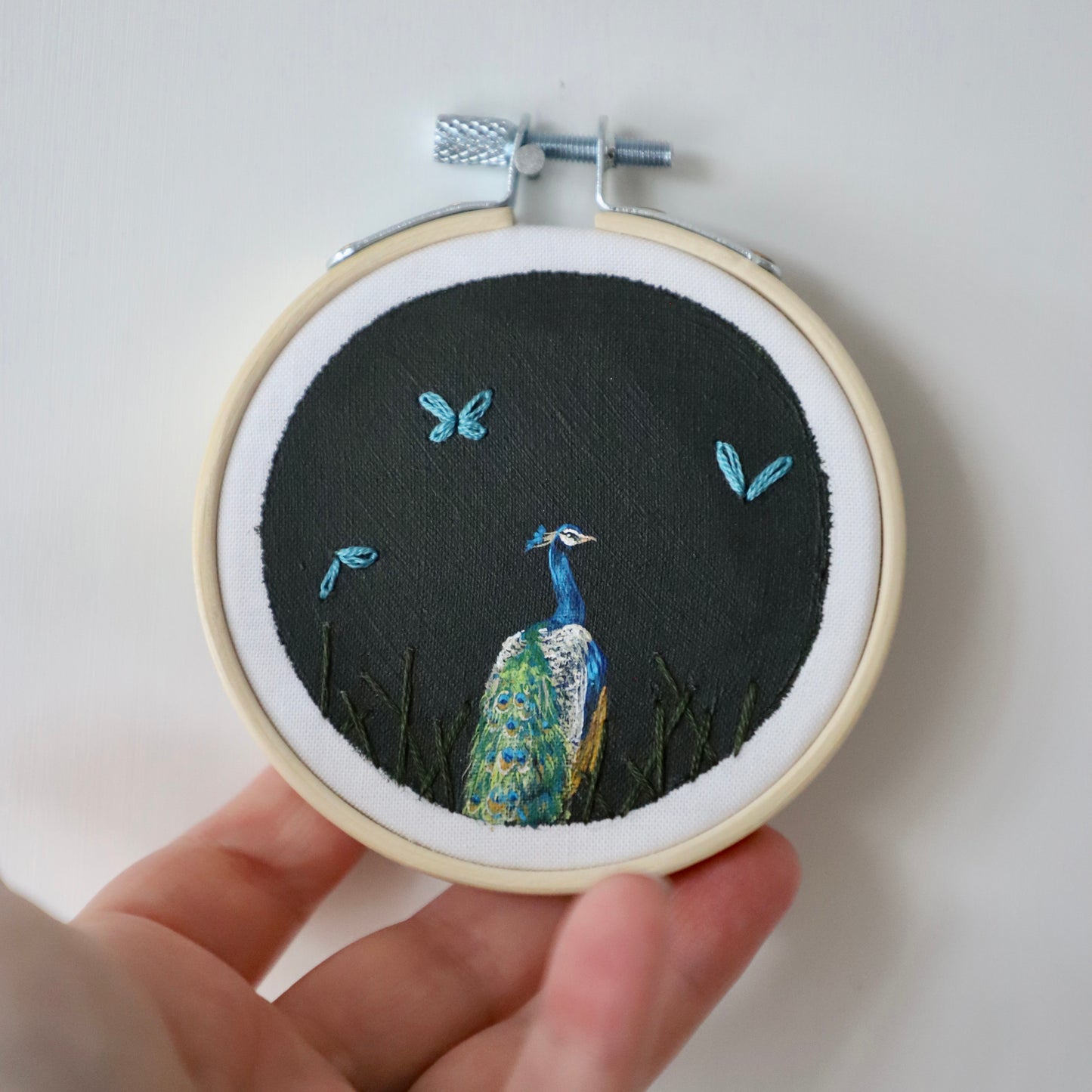 Peacock - 3" Embroidery
