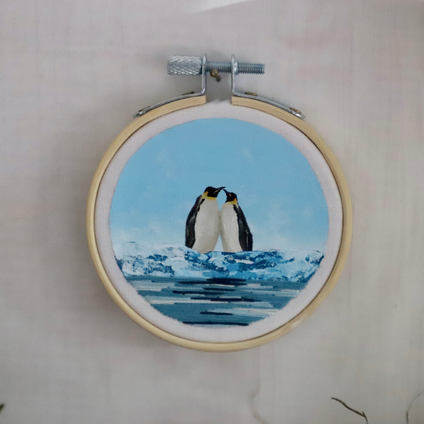 Emperor Penguin Embroidery - 3"