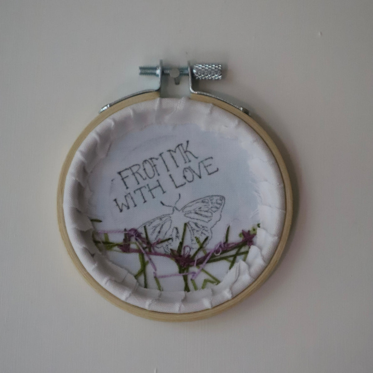 Monarch Butterfly Embroidery - 3"