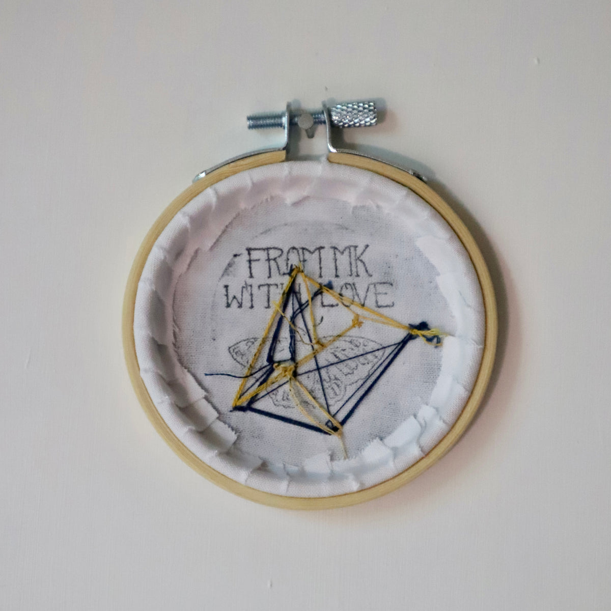 Luna Moth Embroidery - 3"