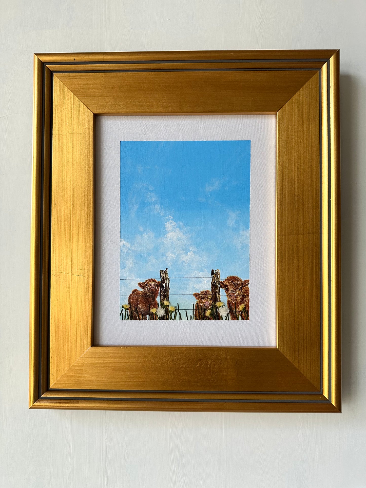 Farm Friends Embroidery - 8"x10"