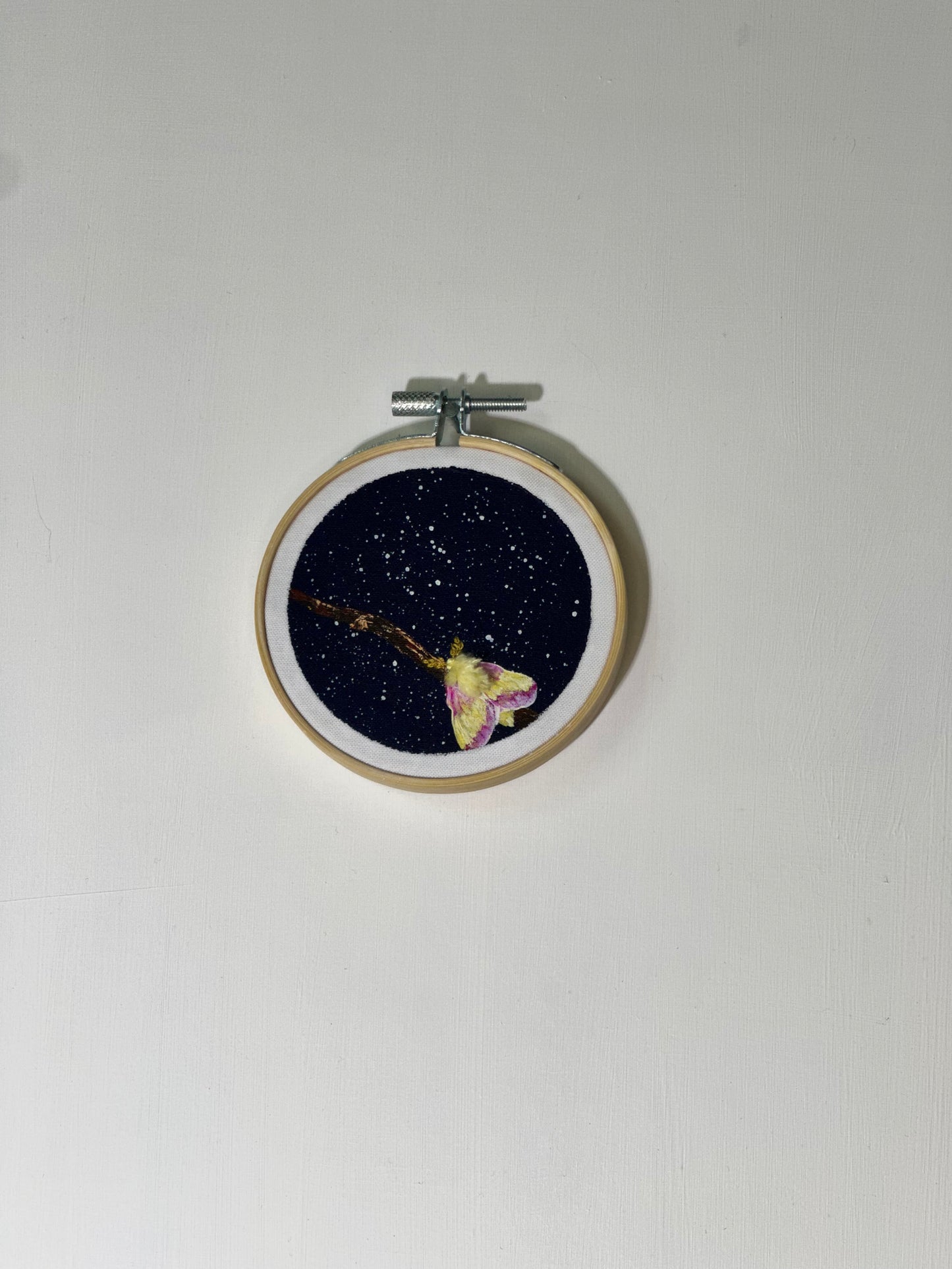 Rosy Maple Moth - 3" Embroidery