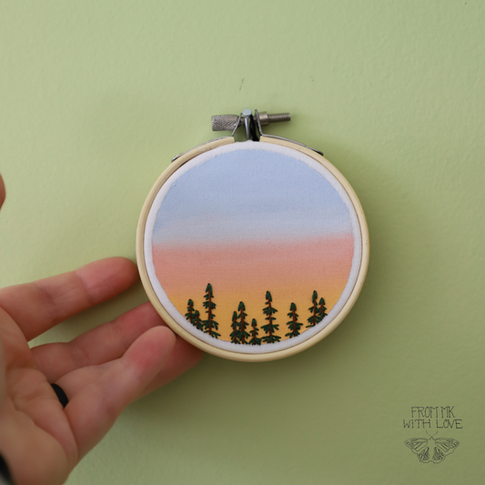 Sunrise Embroidery - 3"