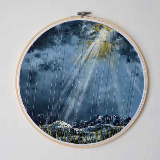Rainy Day Embroidery - 14"