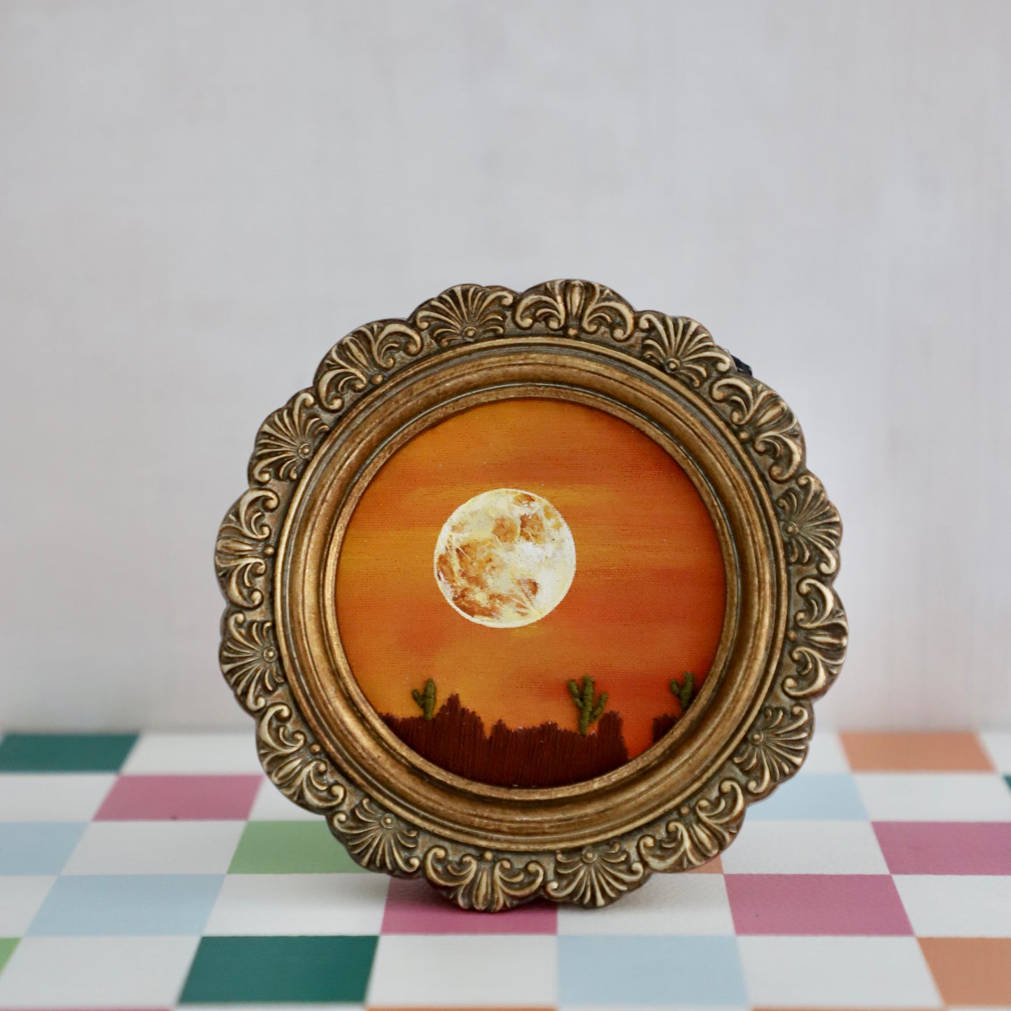 Desert Sunset Embroidery