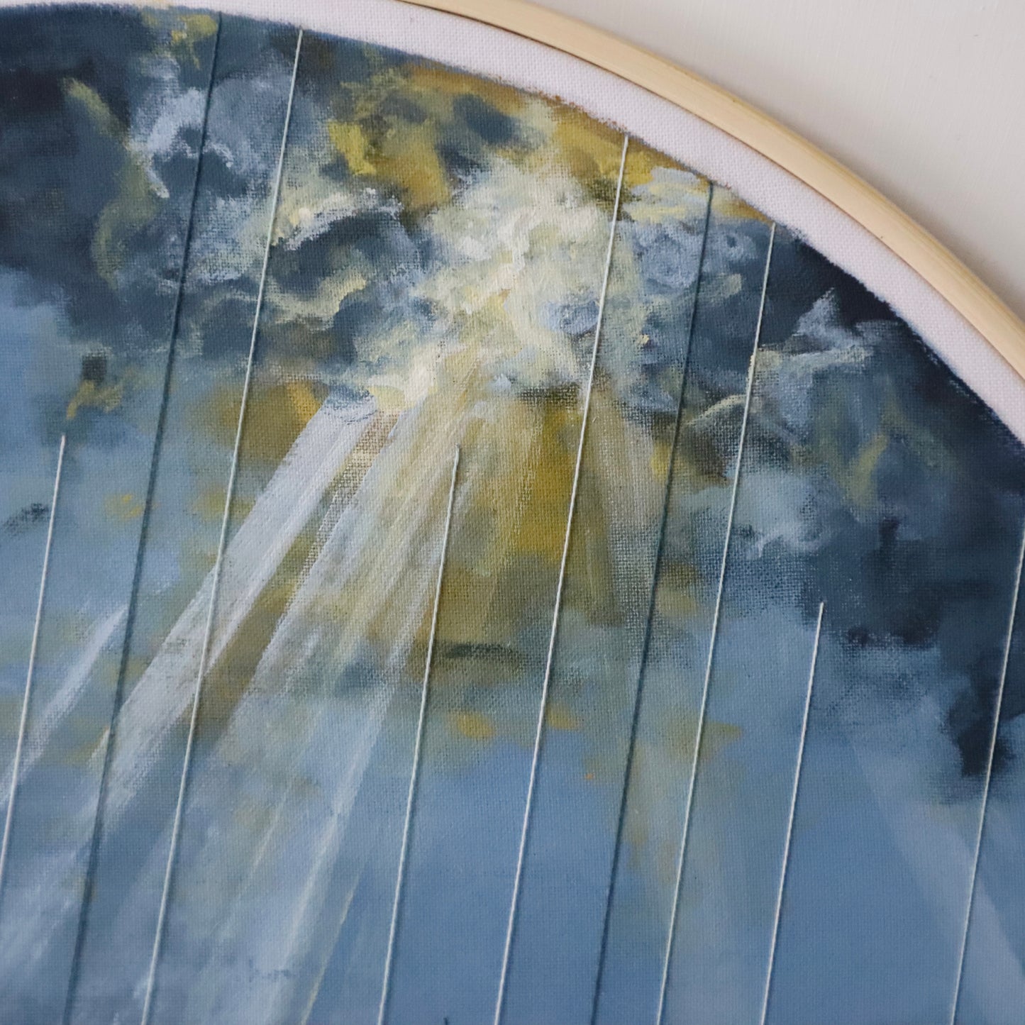 Rainy Day Embroidery - 14"