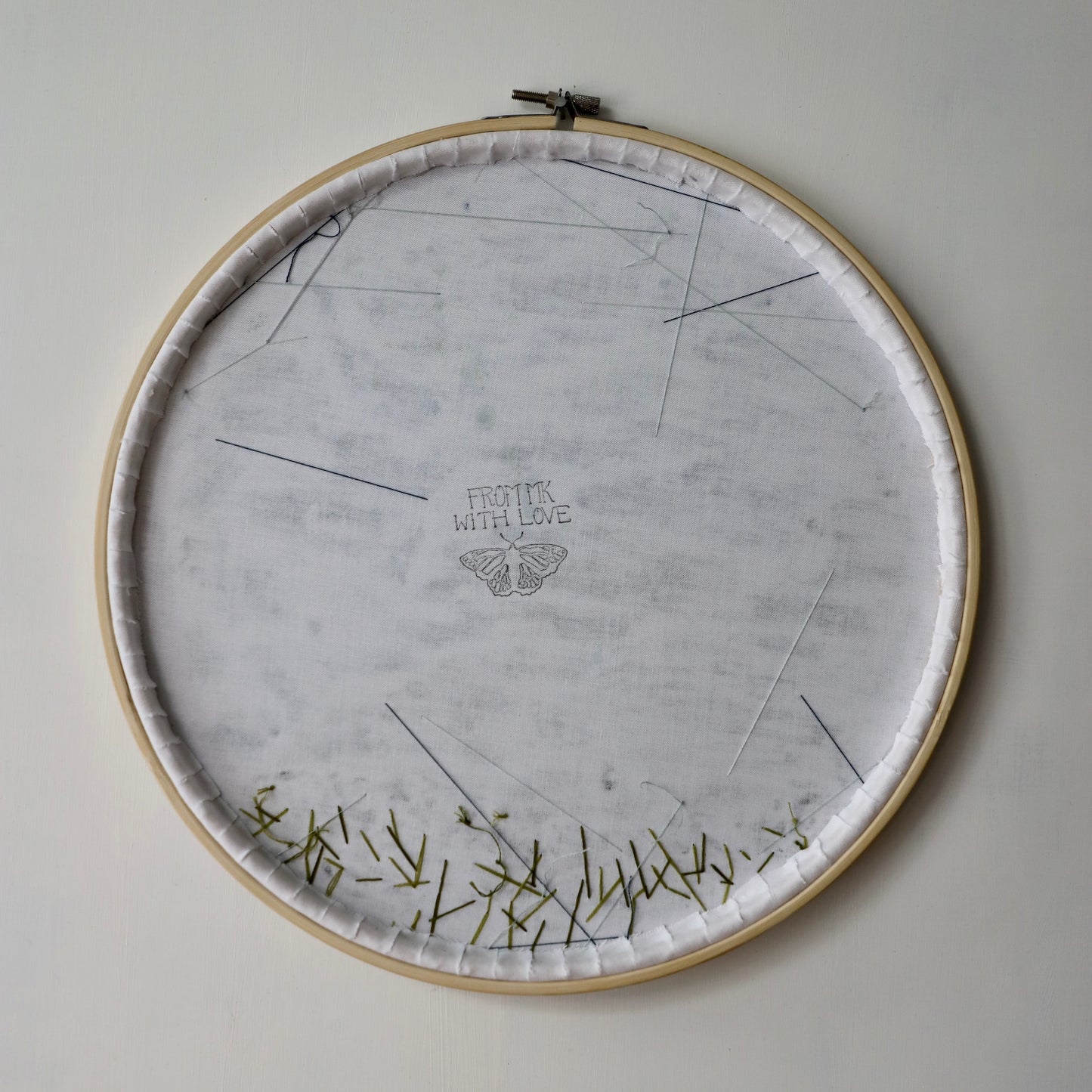 Rainy Day Embroidery - 14"