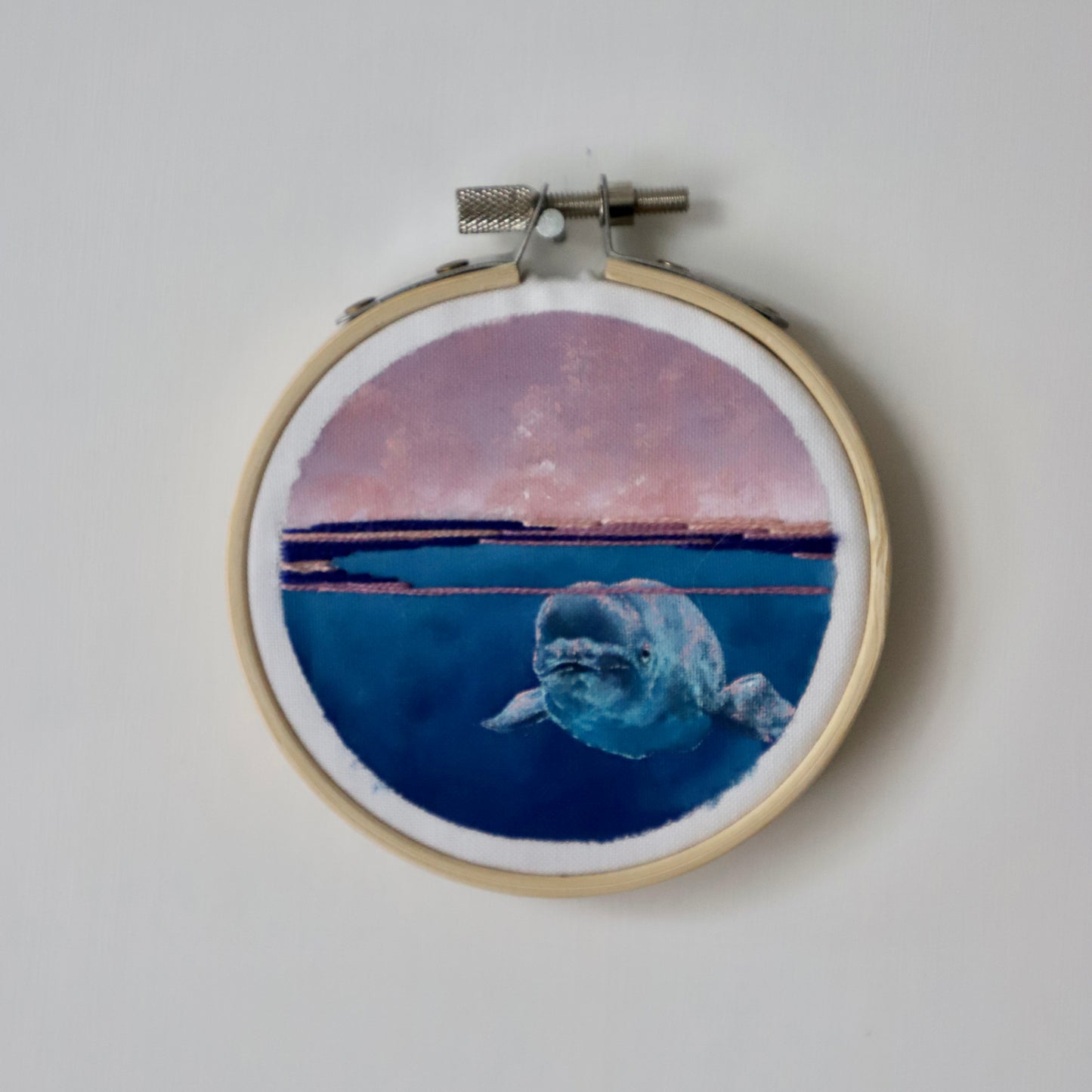 Beluga Embroidery- 3"