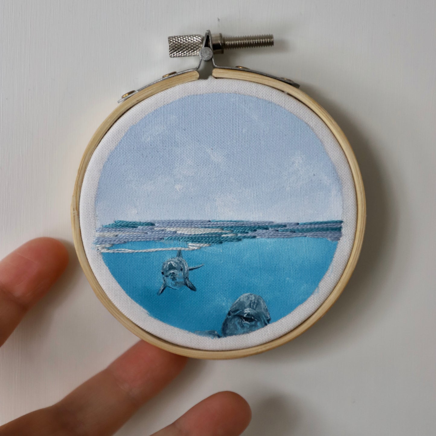 Dolphin Embroidery - 3"