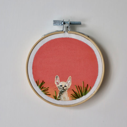 Fennec Fox - 3" Embroidery