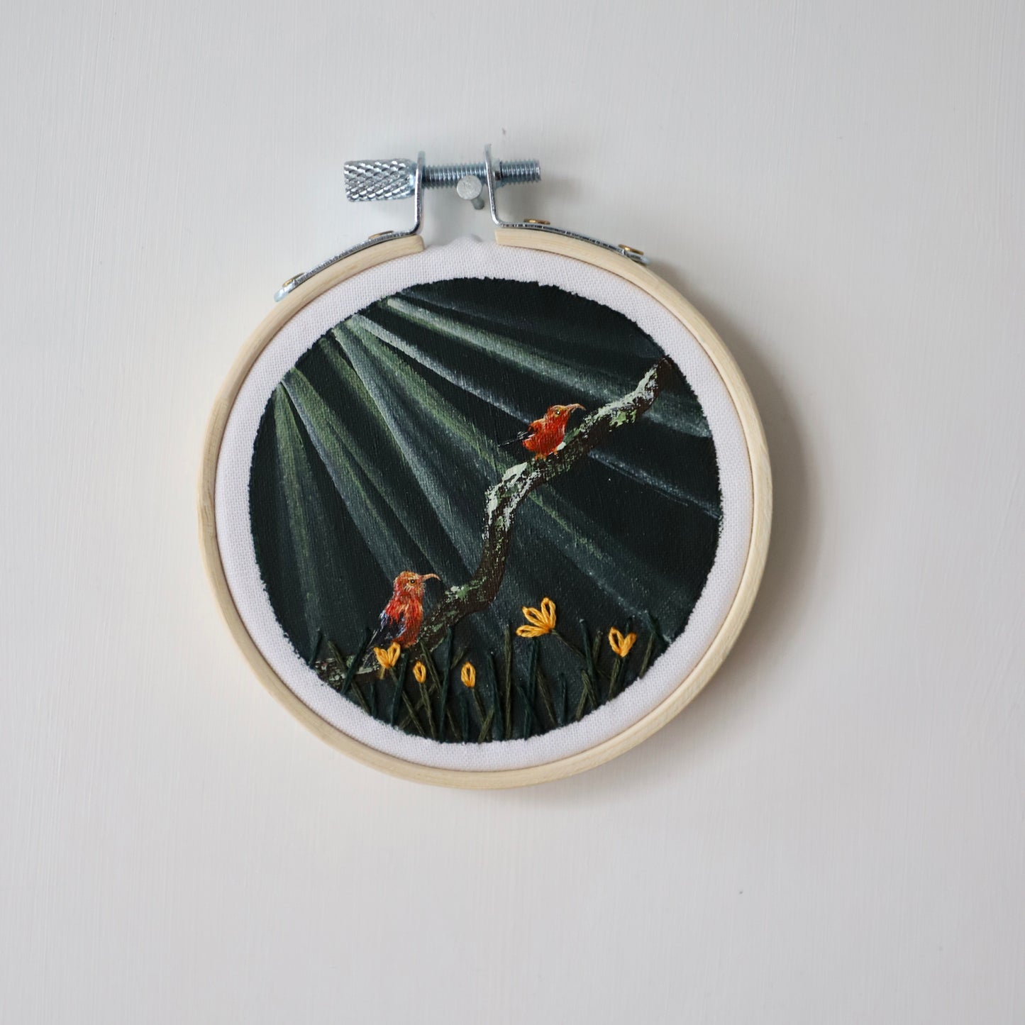 I'iwi - 3" Embroidery