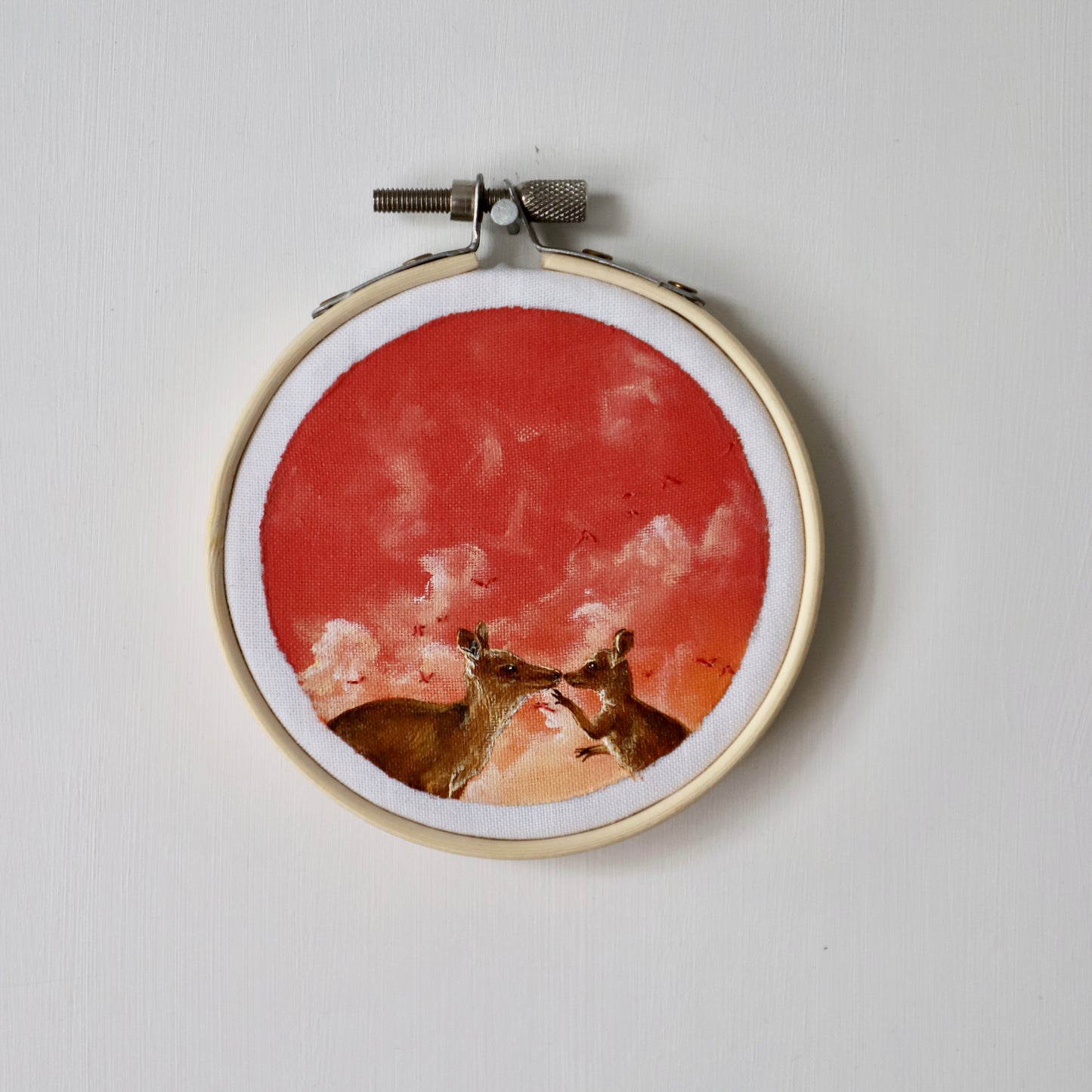 Kangaroo Embroidery - 3"