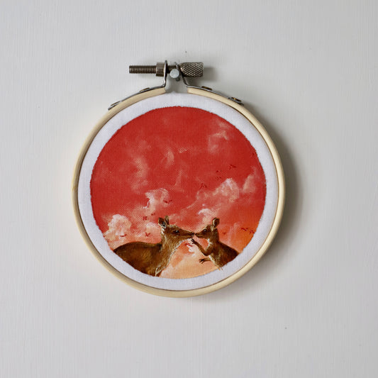 Kangaroo Embroidery - 3"