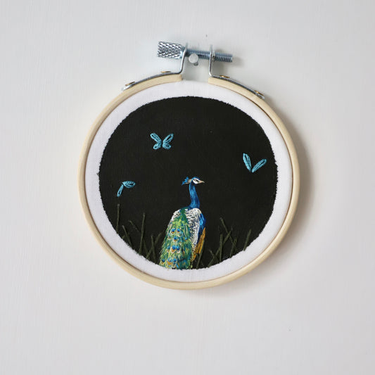 Peacock - 3" Embroidery