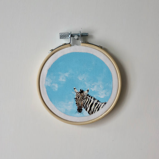 Zebra Embroidery - 3"