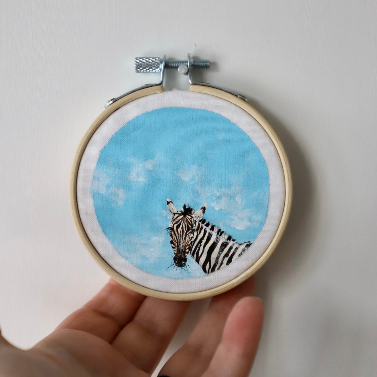 Zebra Embroidery - 3"