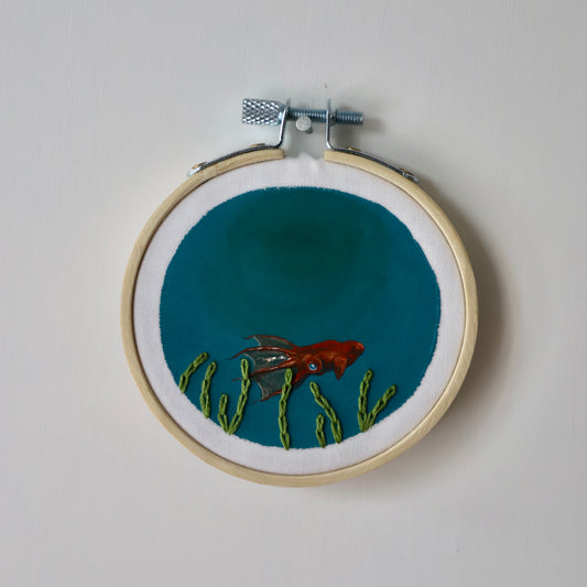 Vampire Squid - 3" Embroidery