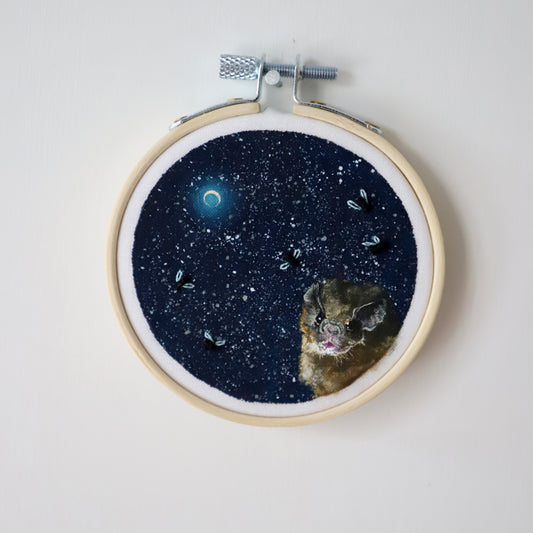 Vampire Bat Embroidery - 3"