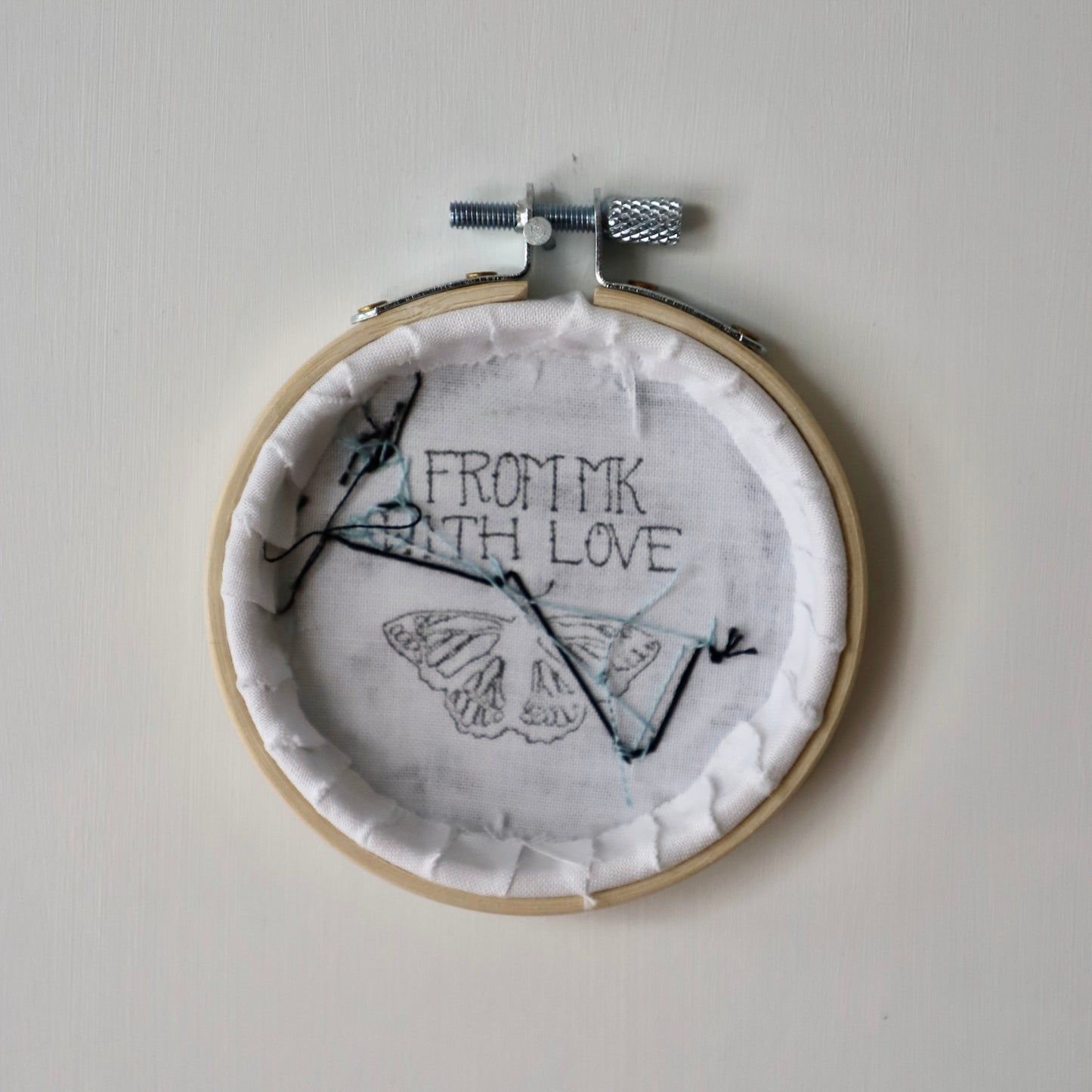 Vampire Bat Embroidery - 3"