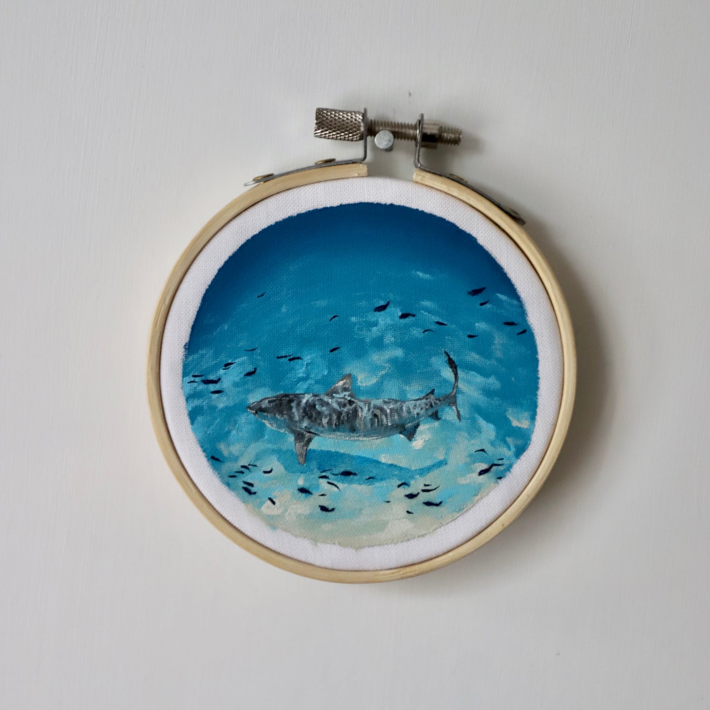 Tiger Shark Embroidery - 3"