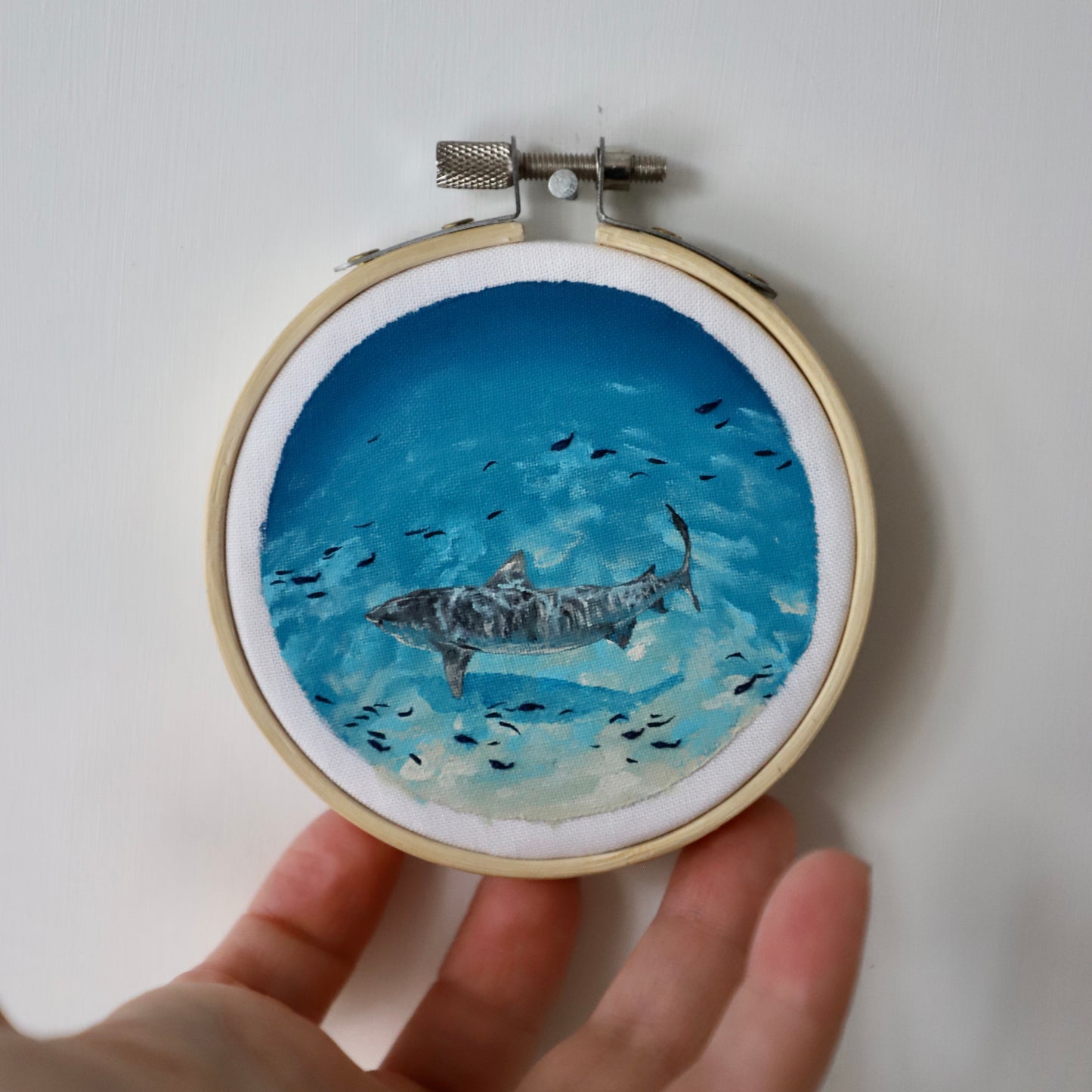 Tiger Shark Embroidery - 3"