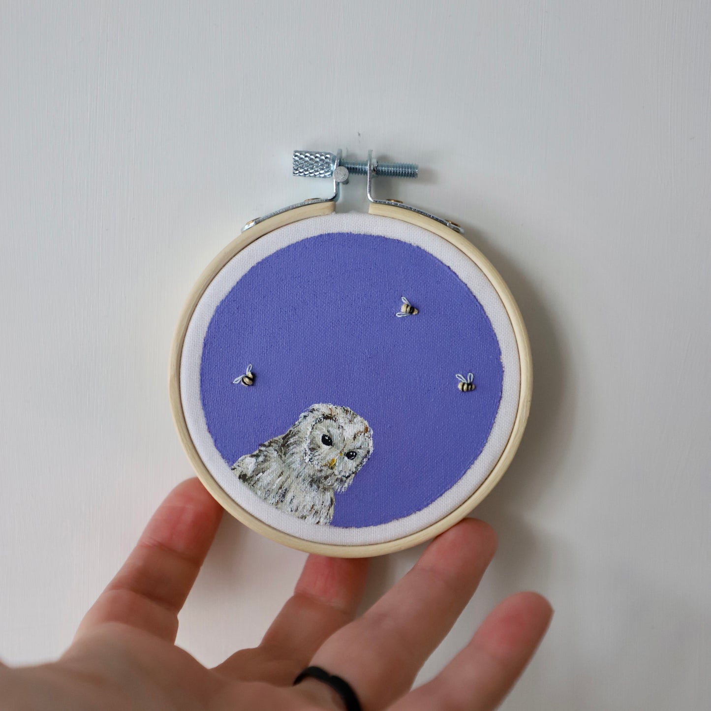 Ural Owl Embroidery - 3"