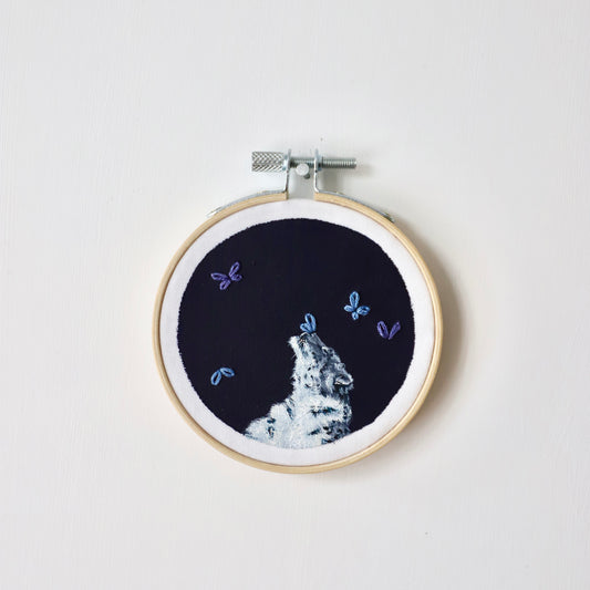 Snow Leopard - 3" Embroidery