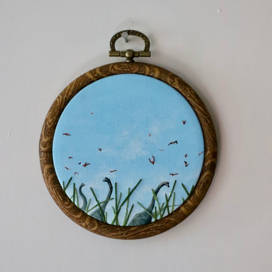 Dinosaurs Embroidery
