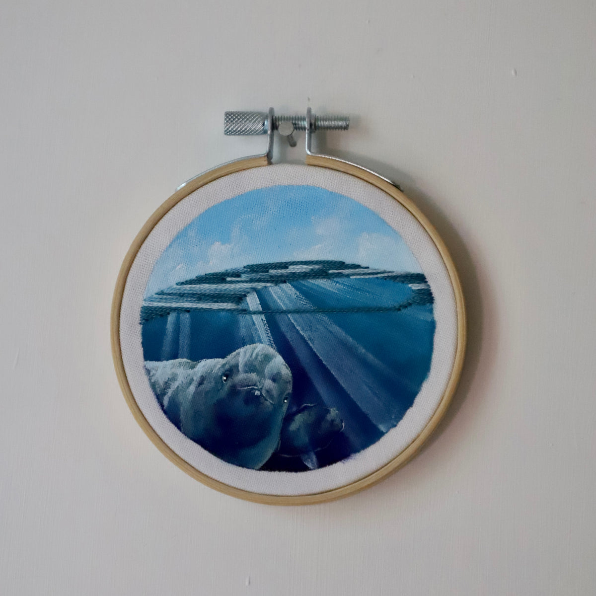 Beluga Embroidery - 3"