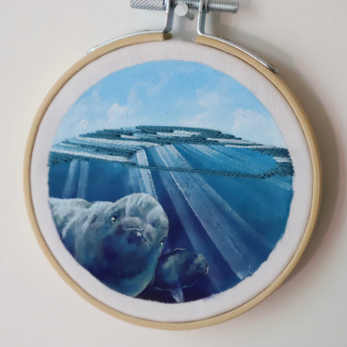 Beluga Embroidery - 3"