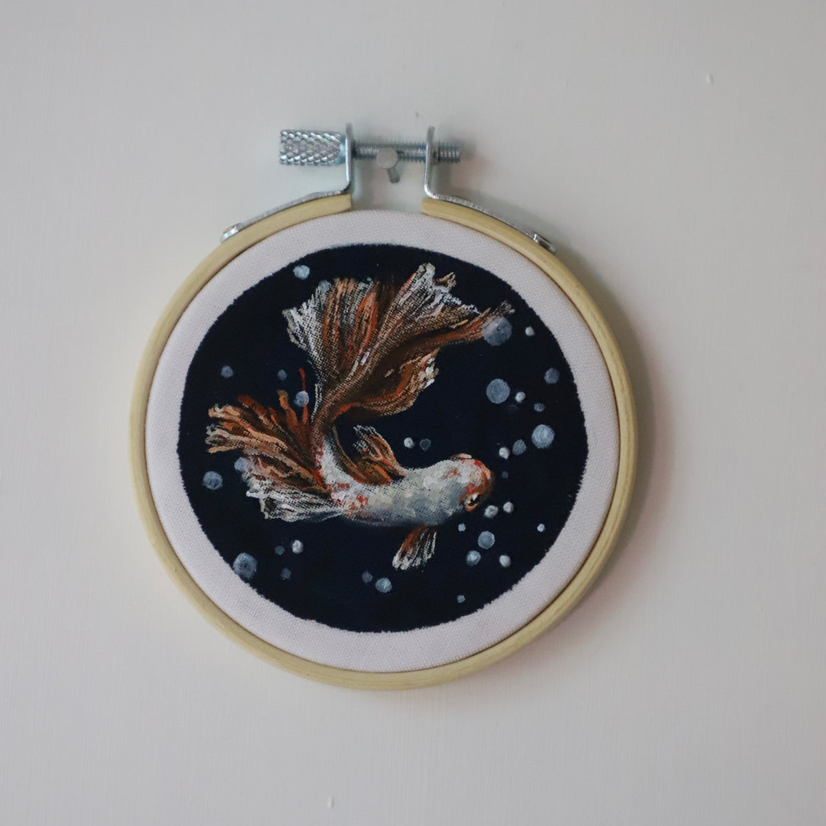 Betta Fish embroidery - 3"