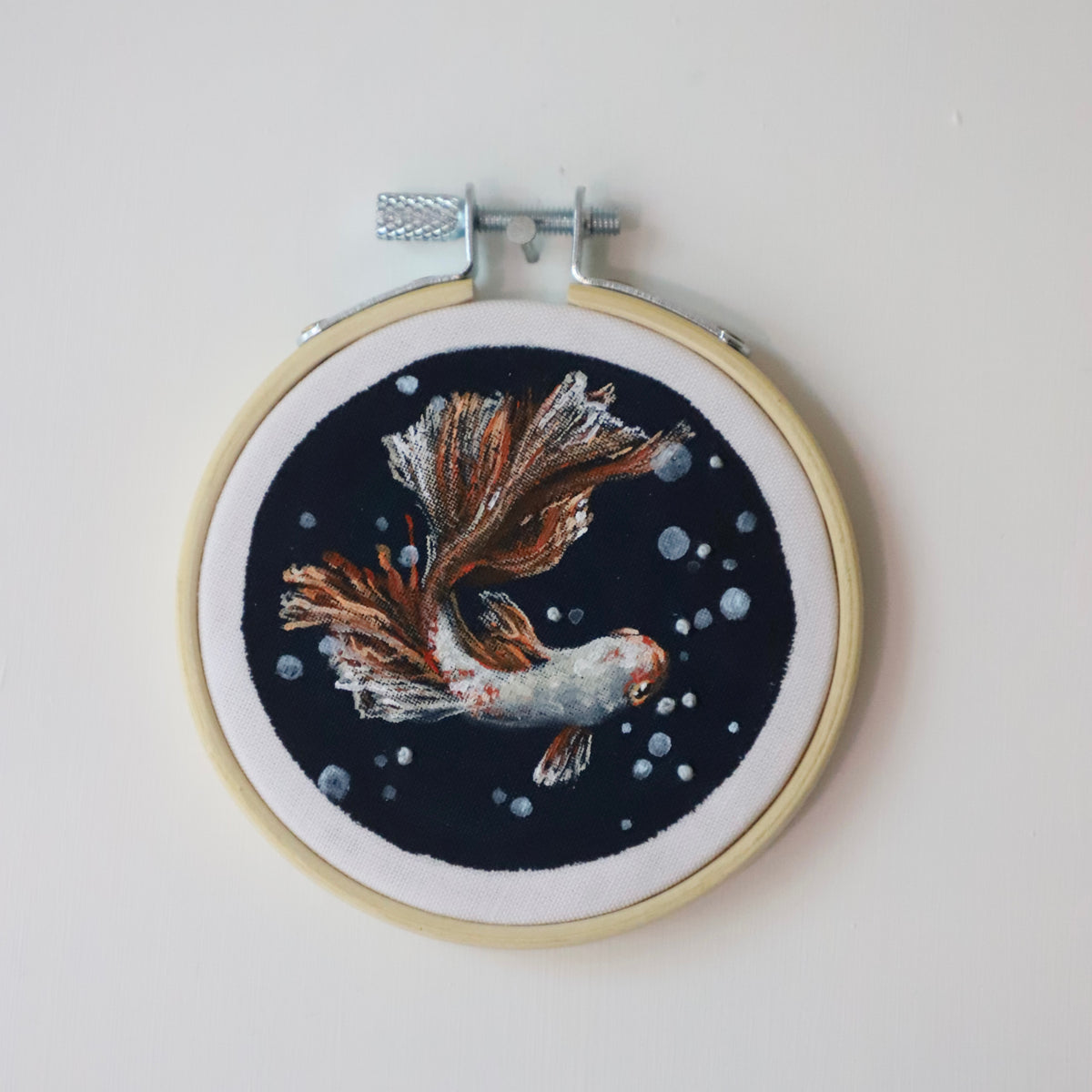 Betta Fish embroidery - 3"