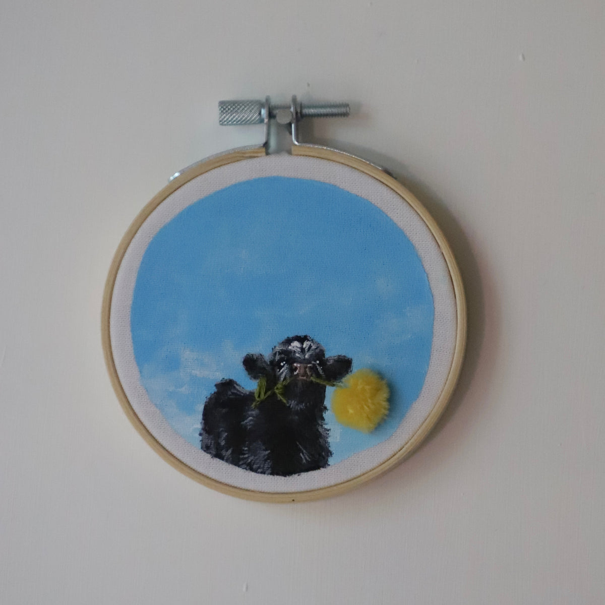 Cow Embroidery - 3"