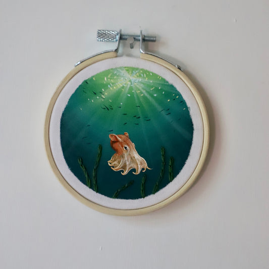 Dumbo Octopus Embroidery - 3"