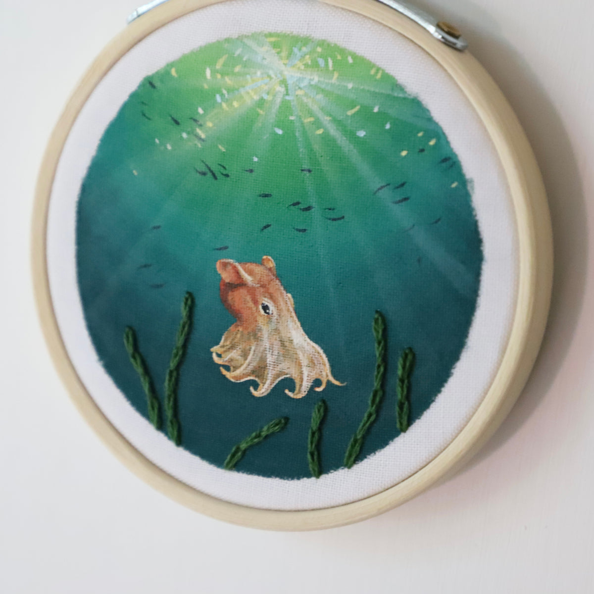 Dumbo Octopus Embroidery - 3"