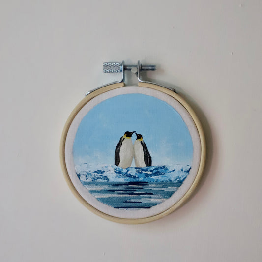 Emperor Penguin Embroidery - 3"
