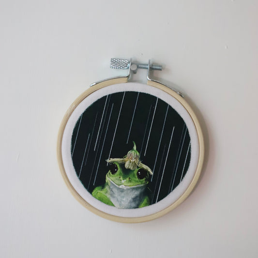 Frog Embroidery - 3"