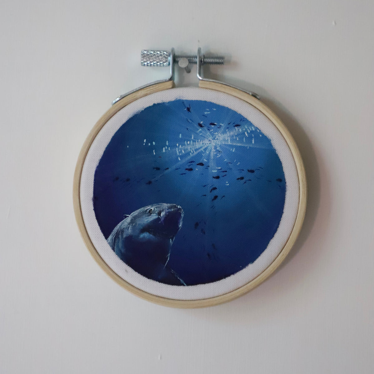 Great White Shark Embroidery - 3"