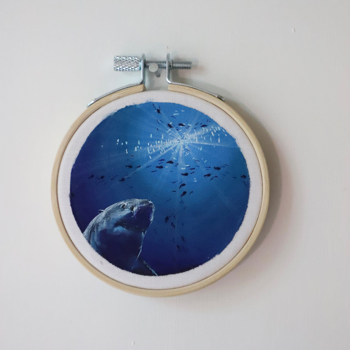 Great White Shark Embroidery - 3"