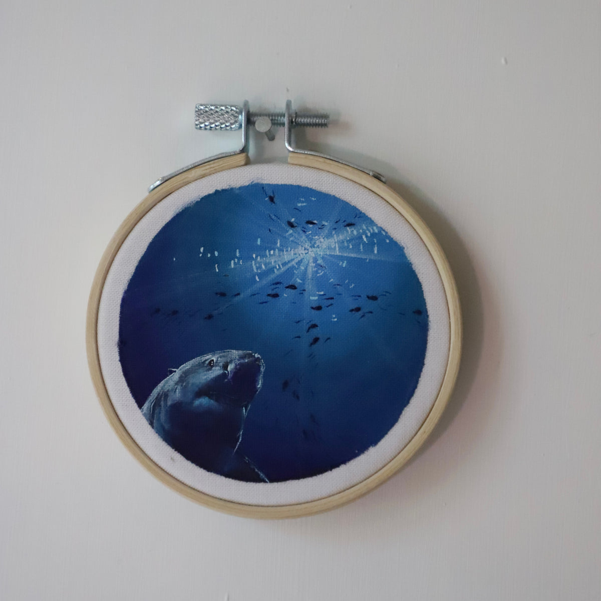 Great White Shark Embroidery - 3"