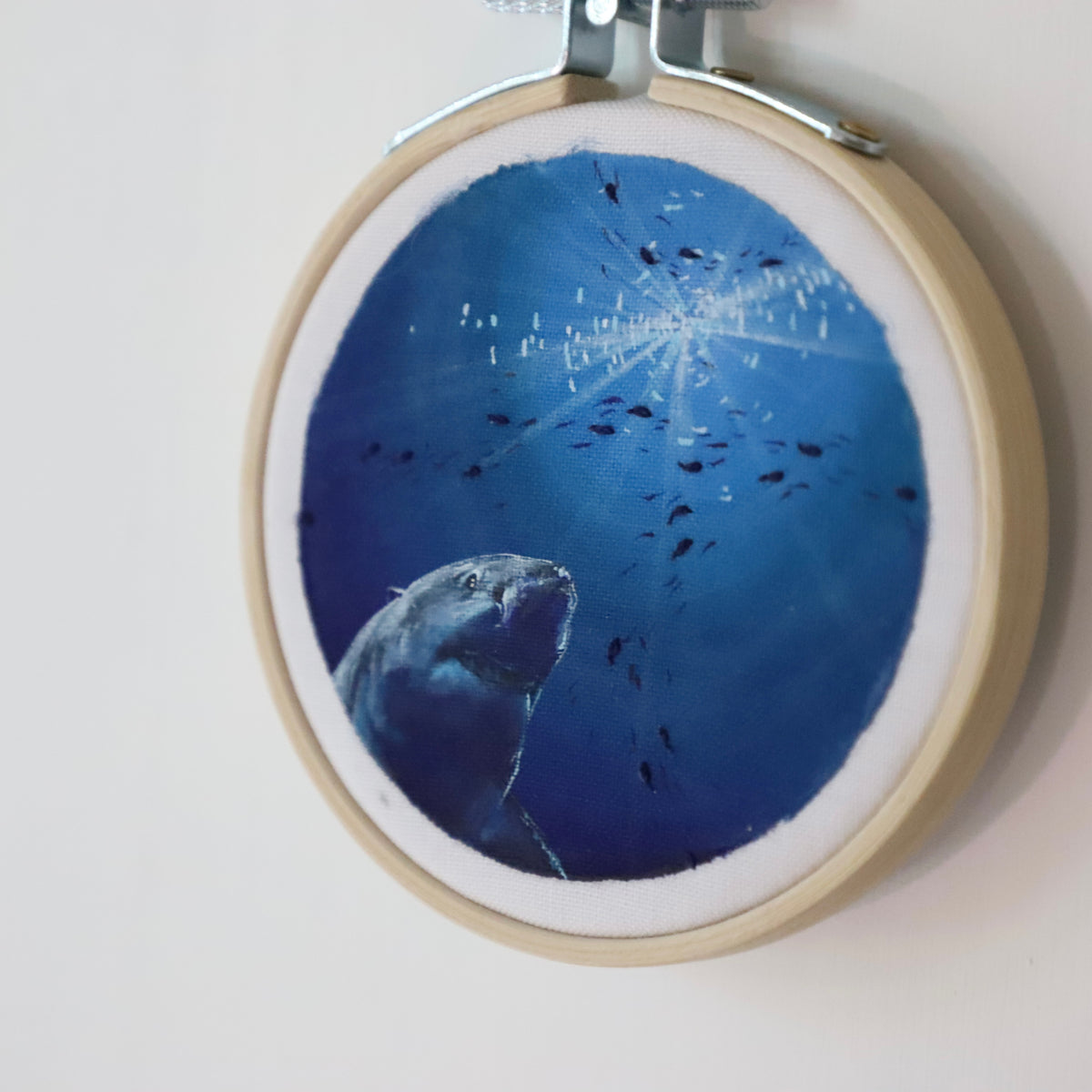 Great White Shark Embroidery - 3"
