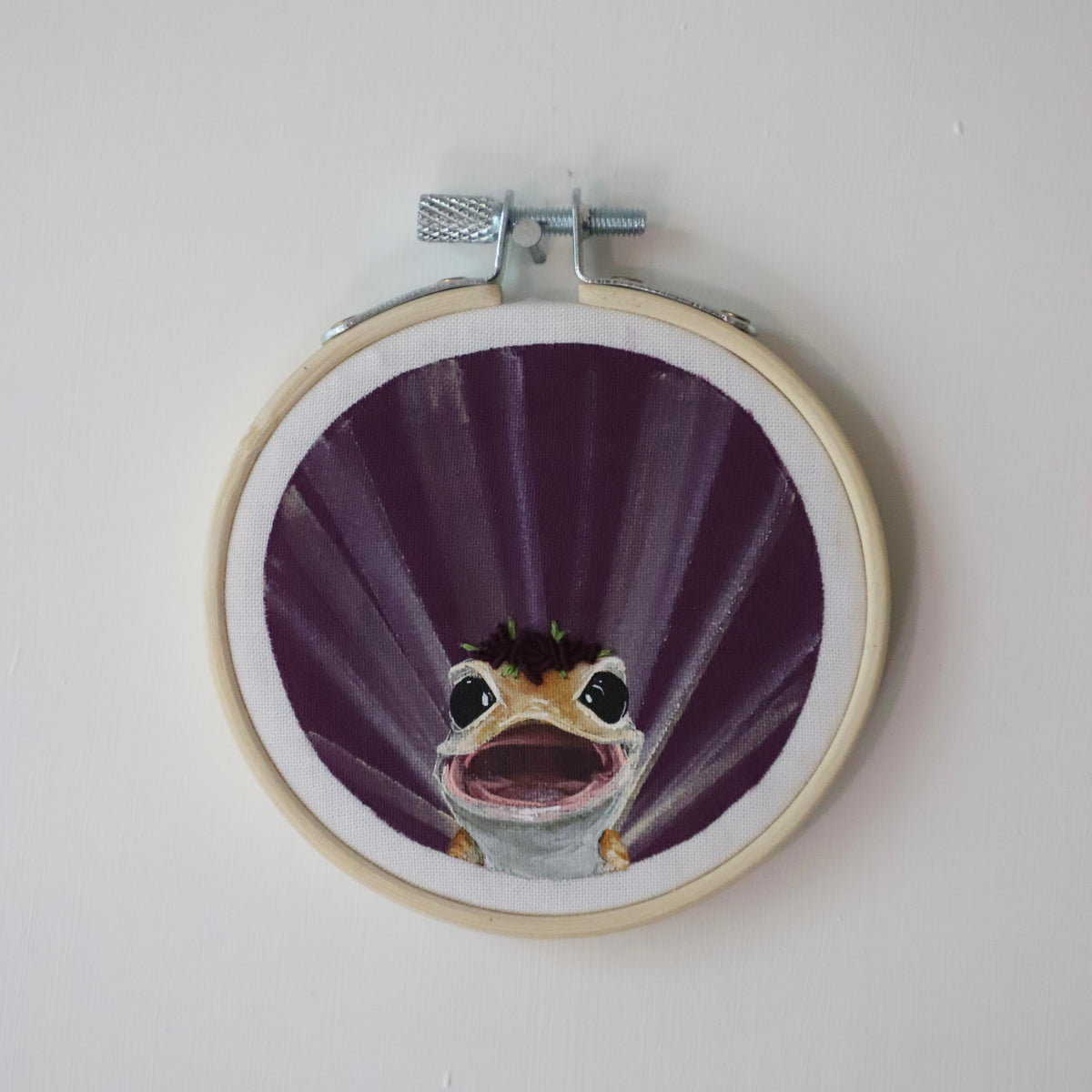 Gecko Embroidery - 3"