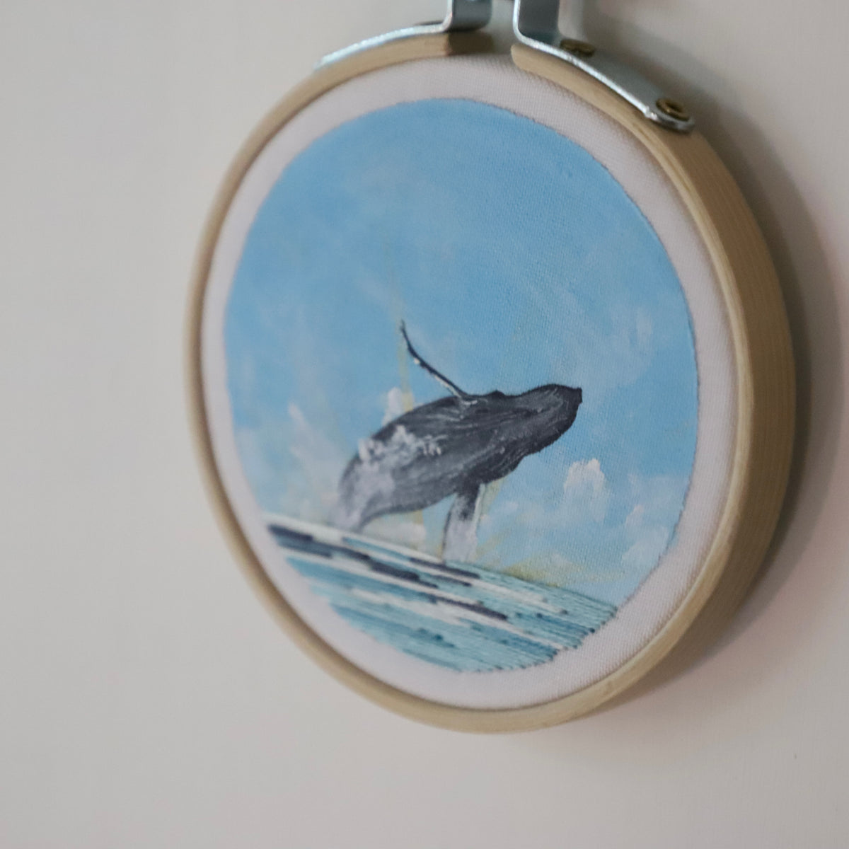 Humpback Whale Embroidery - 3"